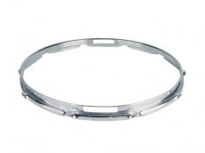 Triple flange 1,6mm chrome drum hoop 14/10 snare side