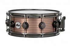 DW drums vintage copper over steel snare 14x5,5 DW drums vintage copper over steel snaartrommel 14"x5,5"